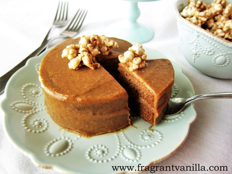 Mini Vegan Caramel Cakes Fragrant Vanilla Cake
