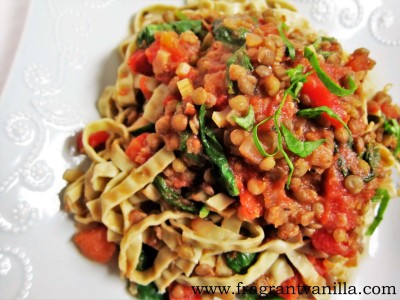 Lentil Bolognese 3