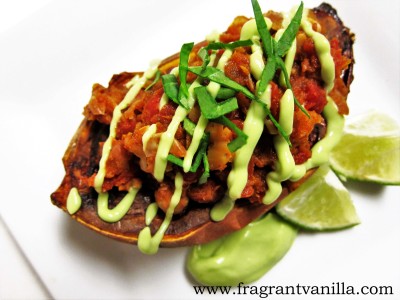 Vegan Chickpea Chorizo Stuffed Yams 2