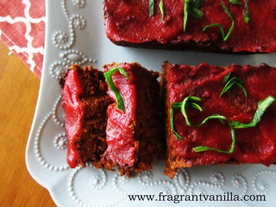 vegan lentil walnut meatloaf 1