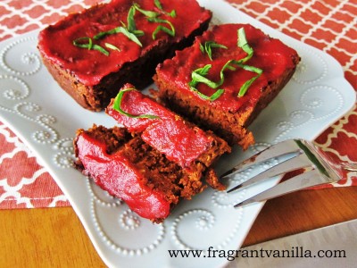 vegan lentil walnut meatloaf