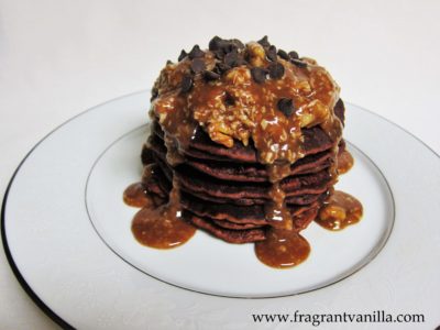 German Chocolate Pancakes 2