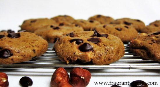 Hazelnut Coffee Chocolate Chip Cookies 1