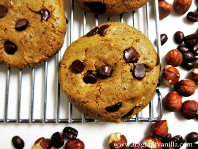 Hazelnut Coffee Chocolate Chip Cookies