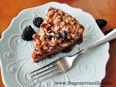 vegan blackberry chocolate chip coffeecake 1