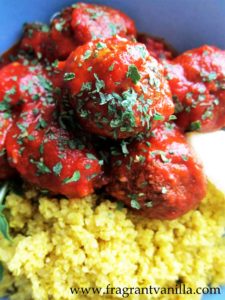 vegan moroccan meatballs