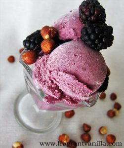 Blackberry Hazelnut Ice Cream 1