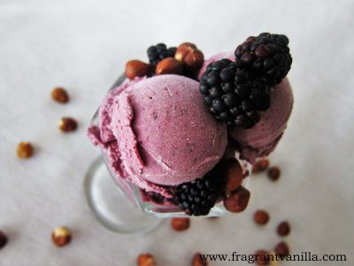Blackberry Hazelnut Ice Cream 3