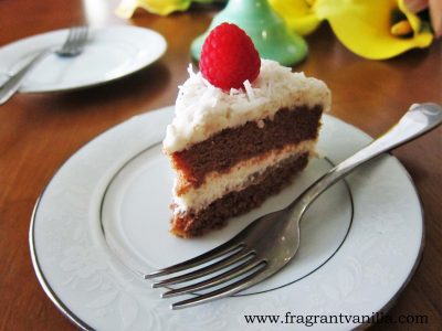 Coconut Caramel Cake