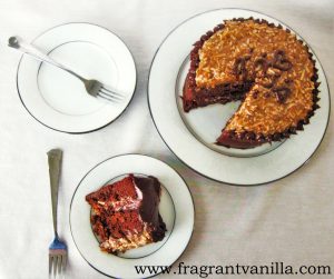 German Chocolate Potato Cake