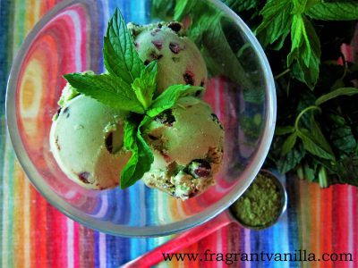 Matcha Peppermint Chip Ice Cream 2