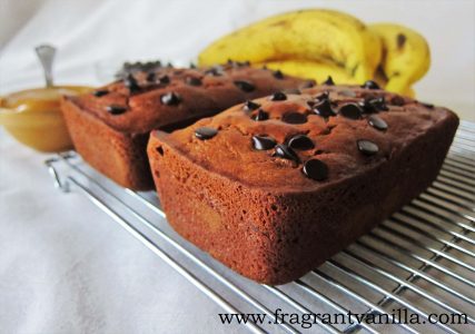 PB Banana Chocolate Chip Bread 1