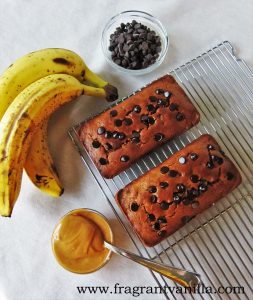 PB Banana Chocolate Chip Bread 3