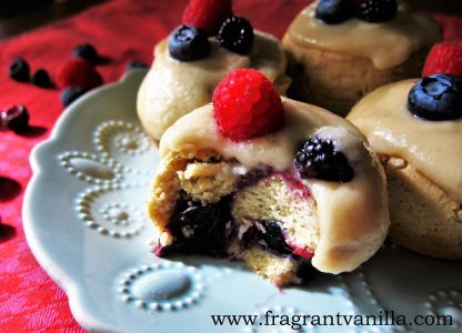 Summer Berry Sweet Rolls