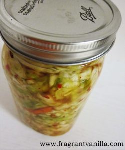 ginger garlic saurkraut