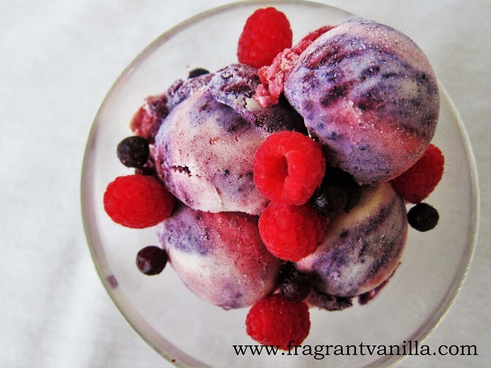 Vegan Galaxy Berry Swirl Ice Cream