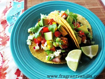 Lentil Yam and Mushroom Tacos 1