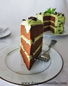 Mint Chip Cake 1