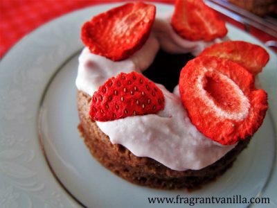 Strawberries and Cream Doughnuts