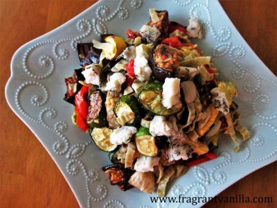 Summer Roasted Vegetable Pasta 1