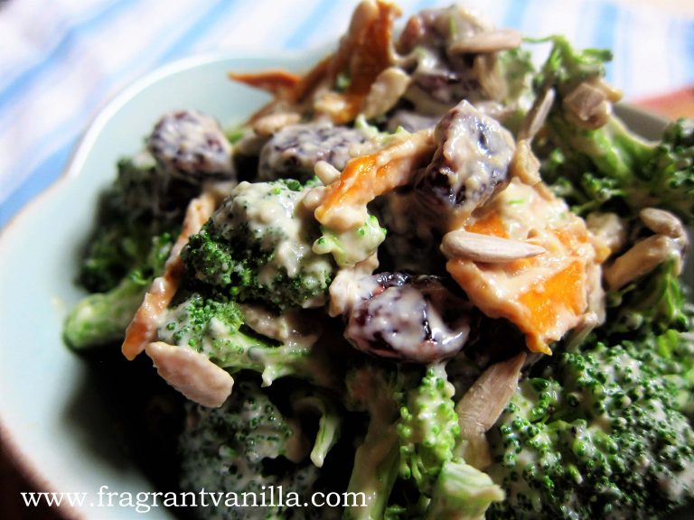 Tahini Broccoli Salad Fragrant Vanilla Cake