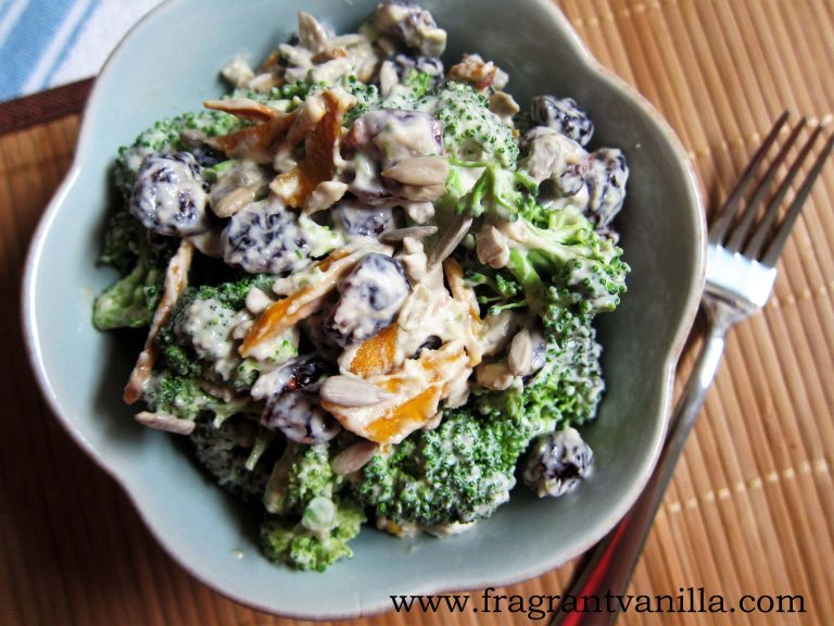 Tahini Broccoli Salad Fragrant Vanilla Cake