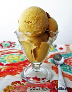 mango almond cardamom ice cream