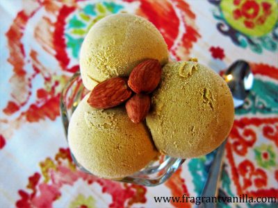 mango almond cardamom ice cream 3