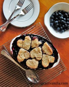 Blueberry Maple Cobbler with Pecan Biscuits 5