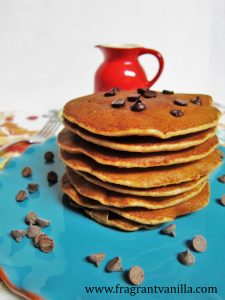 Chocolate Chip Cookie Pancakes 4