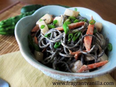 Cooling Cucumber Miso Almond Noodle Salad 2