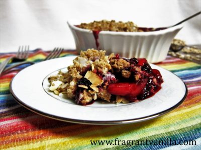 Marionberry Peach Crisp 2