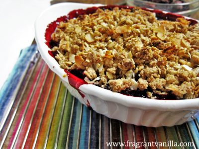 Marionberry Peach Crisp 4