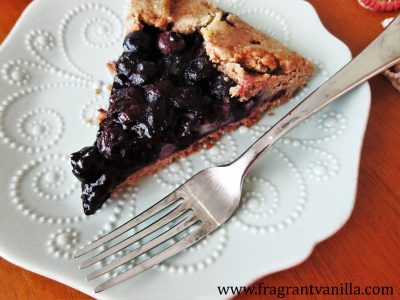 Vegan Blueberry Cream Cheese Galette 1