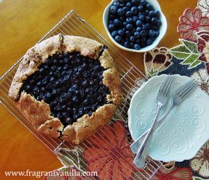 Vegan Blueberry Cream Cheese Galette 4