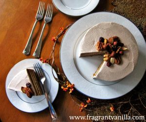 Pumpkin Spice Cake with Cinnamon Cream Cheese Frosting 3