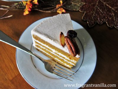 Pumpkin Spice Cake with Cinnamon Cream Cheese Frosting