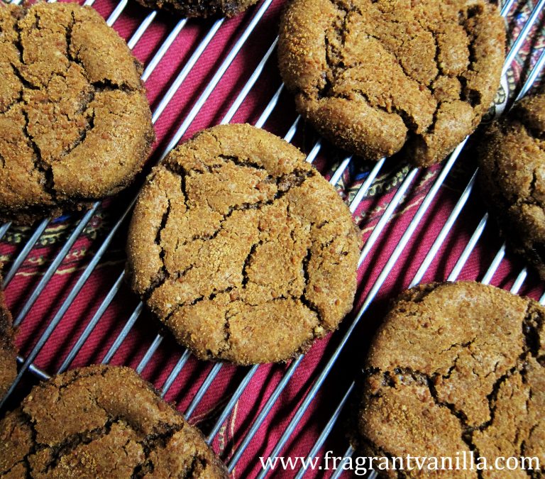 Vegan Molasses Spice Cookies Fragrant Vanilla Cake