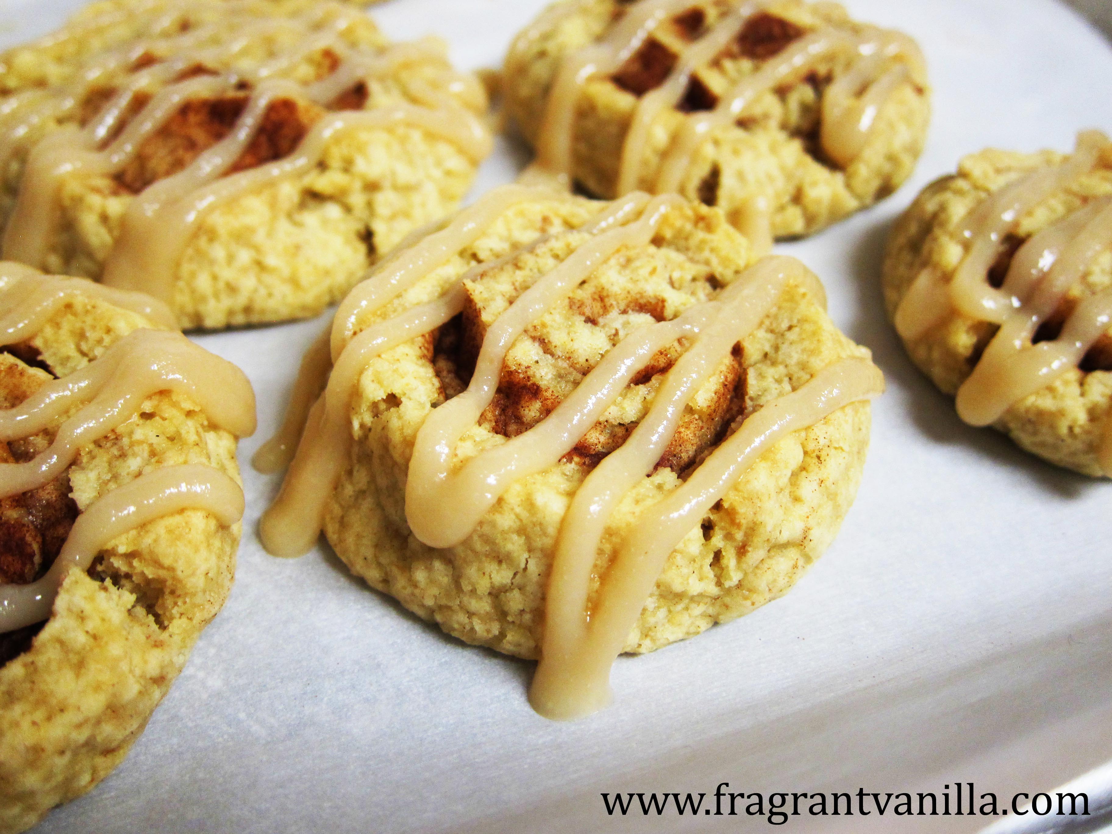 Vegan Cinnamon Roll Cookies