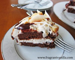 Chocolate Macadamia Coconut Cake 1