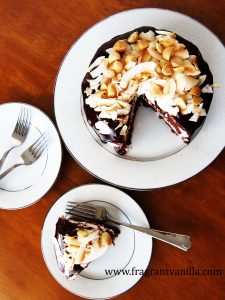 Chocolate Macadamia Coconut Cake 3