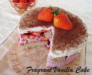 Raw Strawberry Tiramisu FV