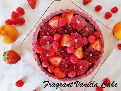 Red Berry Orange Love Tart FV