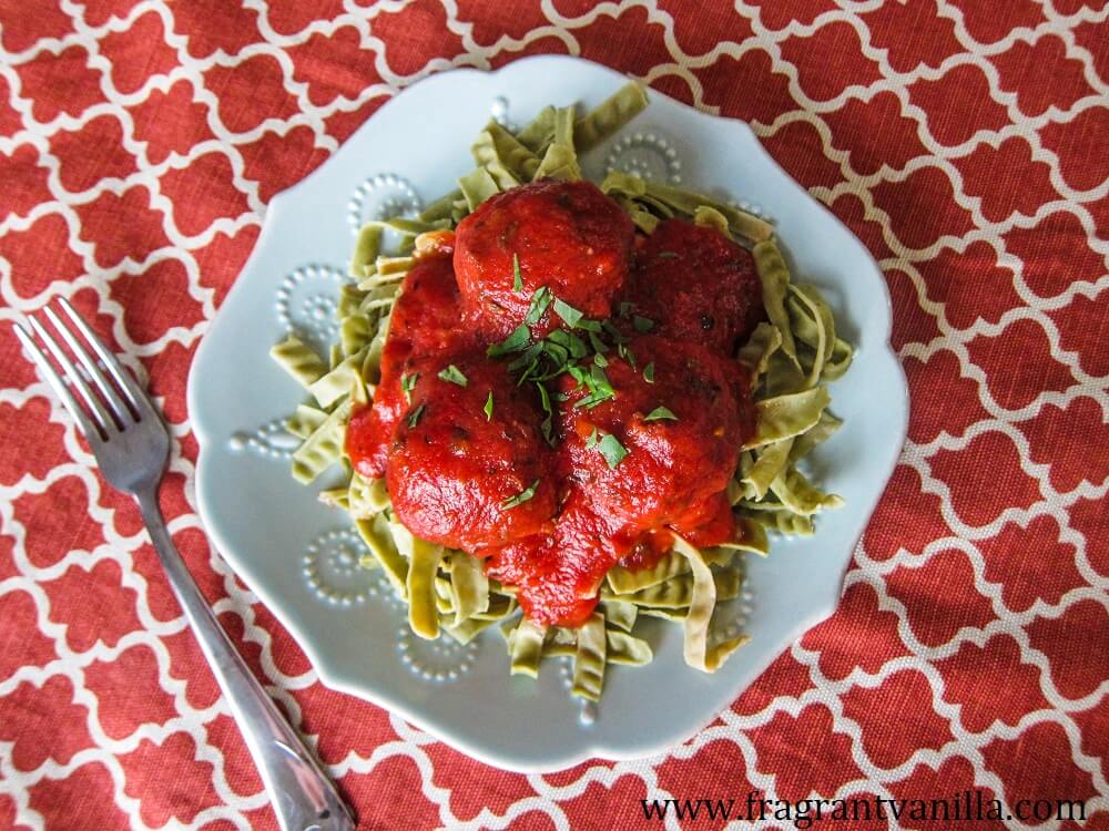 Vegan Italian Lentil Walnut Meatballs | Fragrant Vanilla Cake