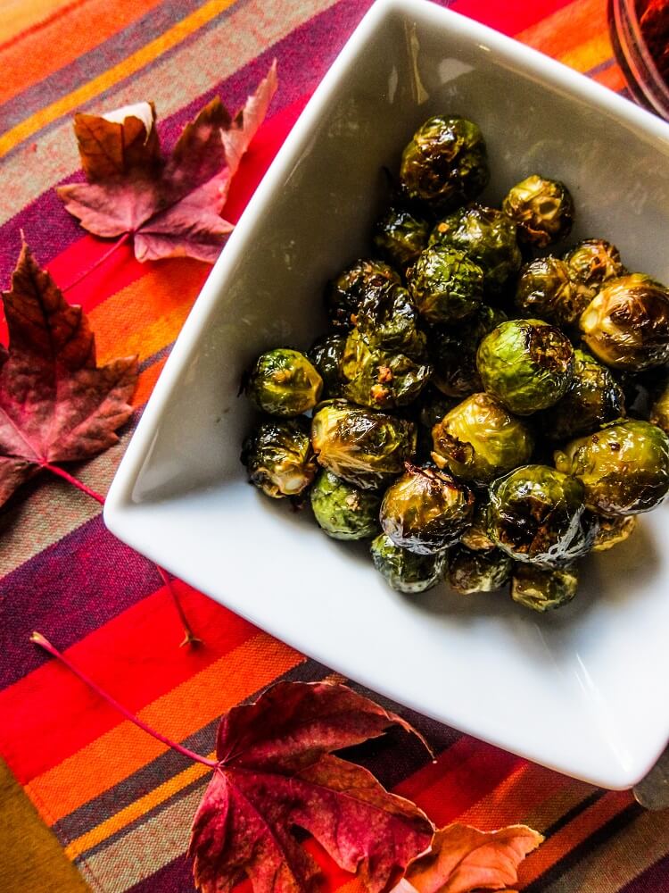 Sweet and Spicy Roasted Brussels Sprouts