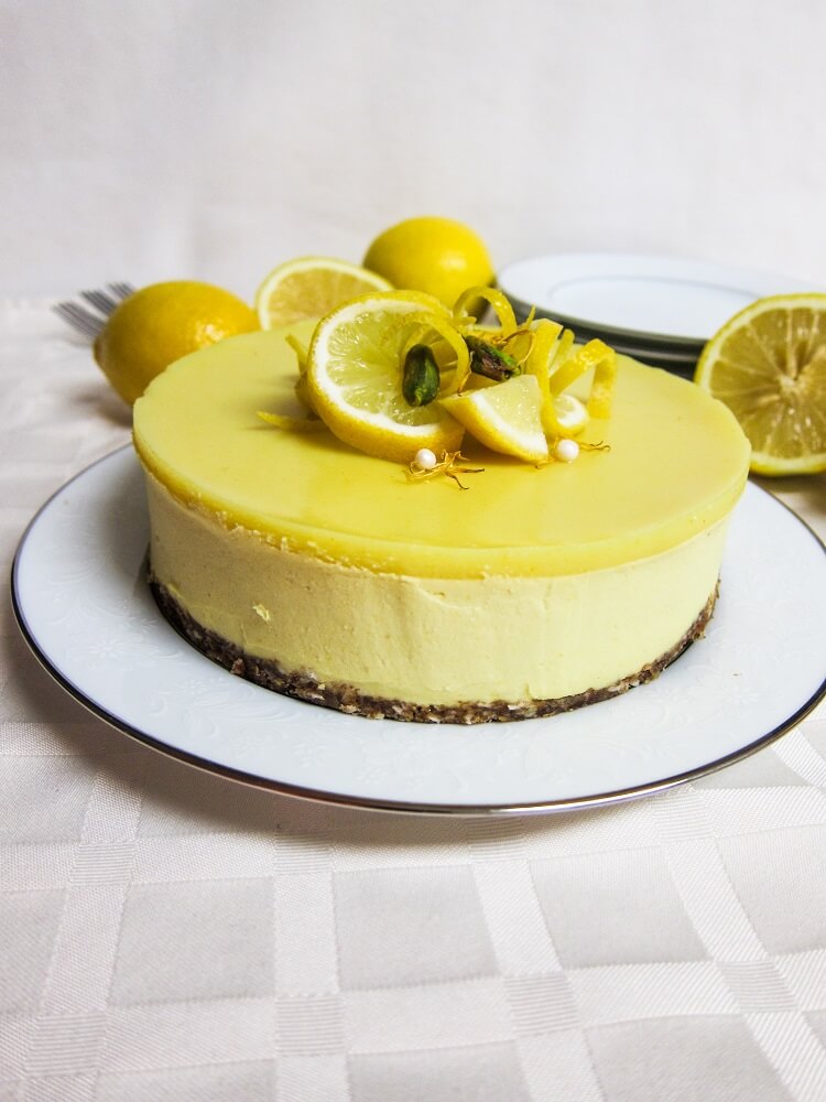 Vegan Lemon Cheesecake