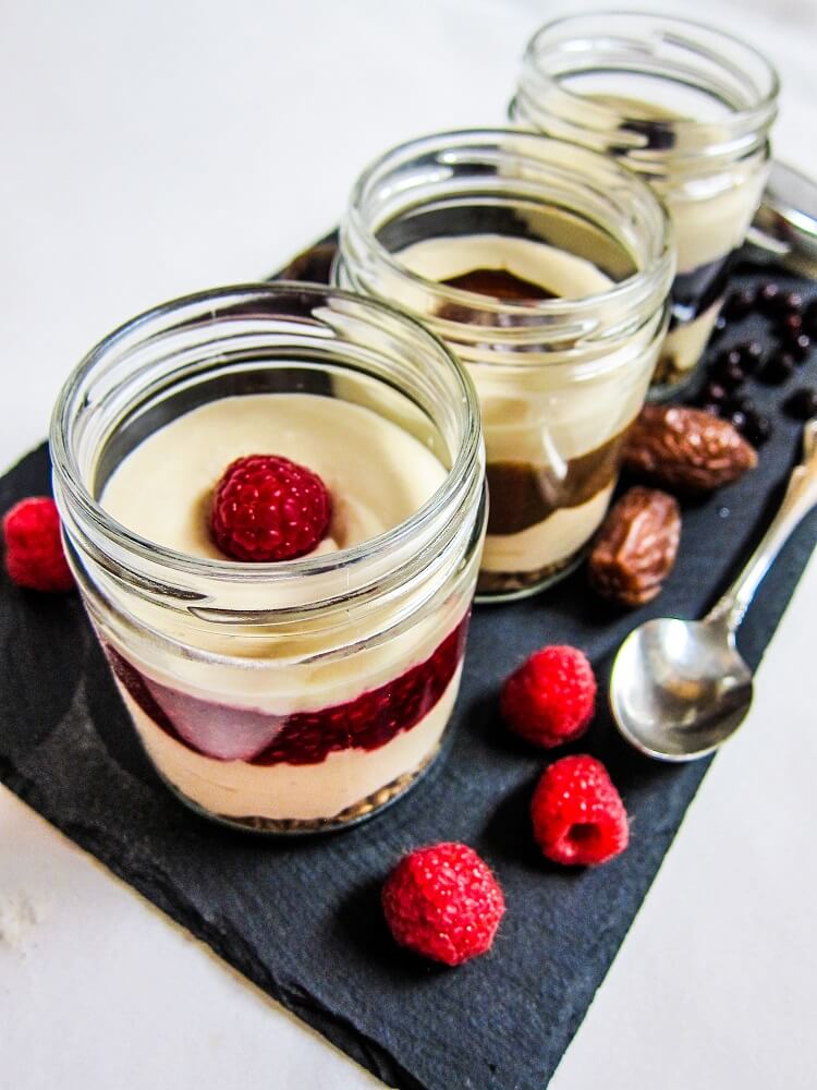 Vegan Yogurt Cheesecake in a Jar
