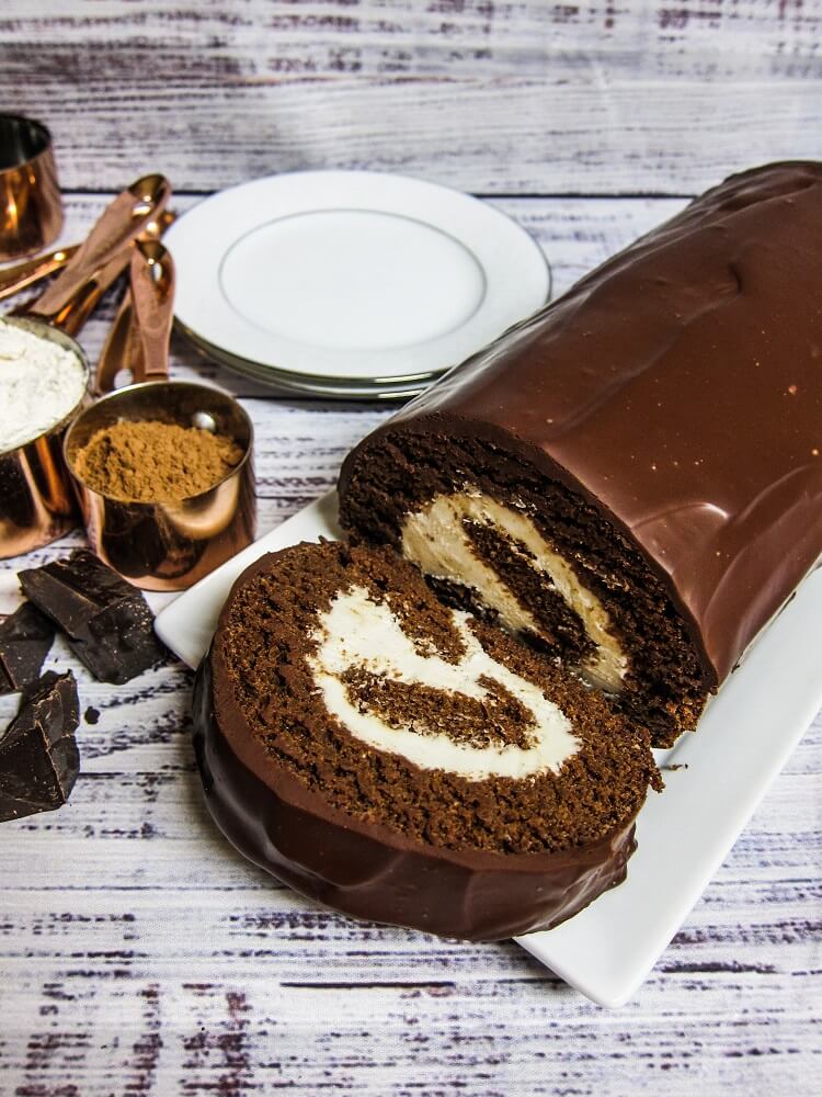 Chocolate Roll Cake 2