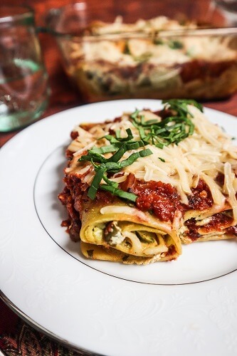 Vegan Lasagna Roll Ups | Fragrant Vanilla Cake