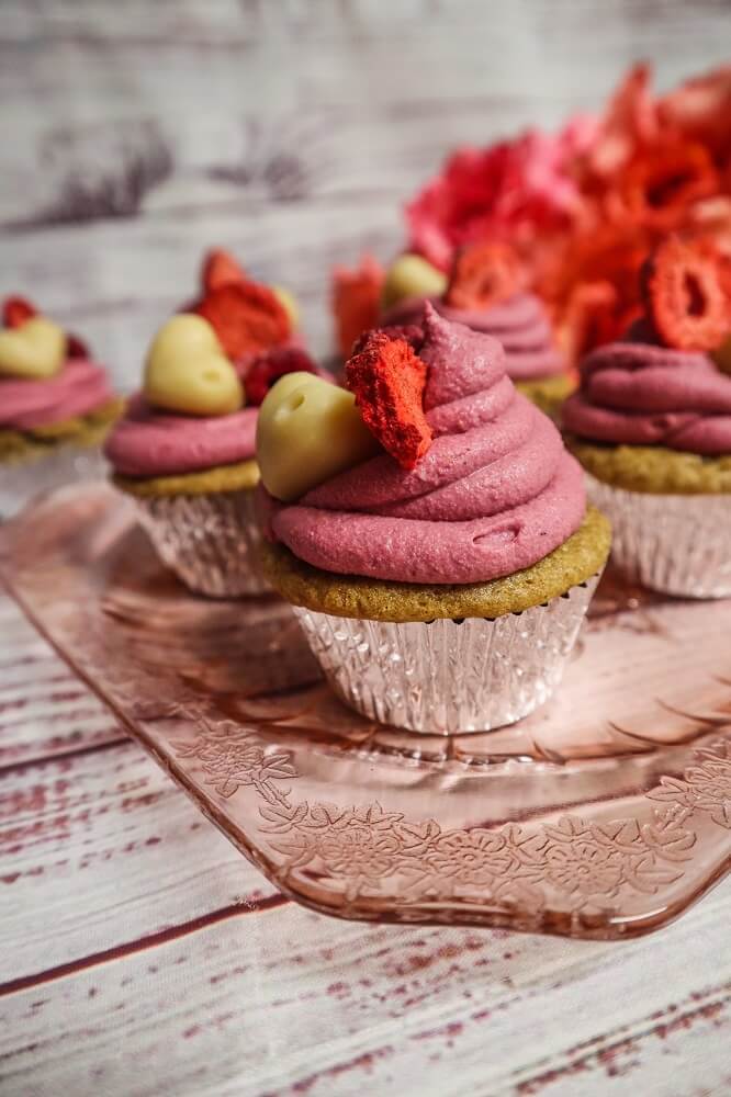 Vegan Raspberry Cupcakes